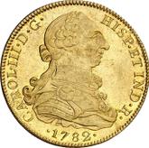 Obverse 8 Escudos 1782 Mo FF