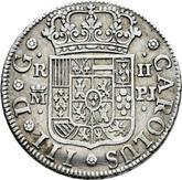 Obverse 2 Reales 1769 M PJ