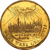 Reverse 3 Ducat 1677 Donative Krakow