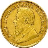 Obverse 1/2 pond (Transvaal) 1897