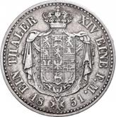 Reverse Thaler 1851 B