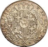 Reverse Thaler 1782 EB