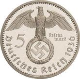 Reverse 5 Reichsmark 1936 A