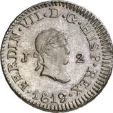 Obverse 2 Maravedís 1819 J