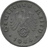 Reverse 1 Reichspfennig 1944 F
