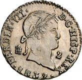 Obverse 2 Maravedís 1832