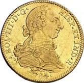 Obverse 4 Escudos 1784 Mo FM