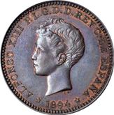 Obverse 2 Centavos 1894 Pattern