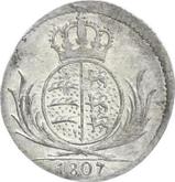 Reverse 3 Kreuzer 1807