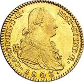 Obverse 2 Escudos 1803 M FA