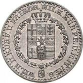 Obverse 1/6 Thaler 1845