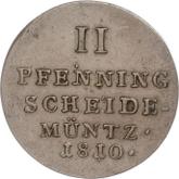 Reverse 2 Pfennig 1810 C