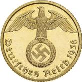 Reverse 10 Reichspfennig 1936 G