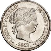 Obverse 2 Reales 1859
