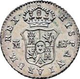 Reverse 1/2 Real 1824 M AJ