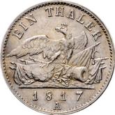 Reverse Thaler 1817 A