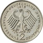 Reverse 2 Mark 1978 D Theodor Heuss