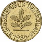 Reverse 10 Pfennig 1985 F