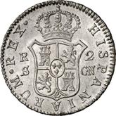 Reverse 2 Reales 1806 S CN