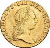 Obverse Half Guinea 1772 Second laureate bust