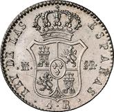 Reverse 4 Reales 1823 M SR