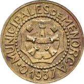 Obverse 25 Céntimos 1937 Menorca