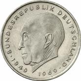 Obverse 2 Mark 1976 F Konrad Adenauer