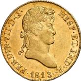 Obverse 8 Escudos 1813 C SF
