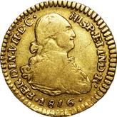 Obverse 1 Escudo 1816 So FJ