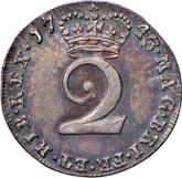 Reverse Twopence 1743