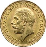 Obverse Sovereign 1930 SA