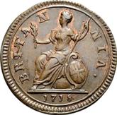 Reverse Farthing 1718
