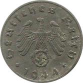 Reverse 5 Reichspfennig 1944 F