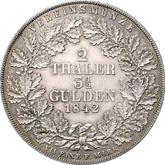 Reverse 2 Thaler 1842 A