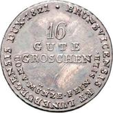 Reverse 16 Gute Groschen 1821
