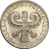 Obverse 10 Zlotych 1966 MW Pattern Sigismund's Column