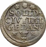 Reverse Schilling (Szelag) 1753 WR Danzig