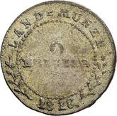 Reverse 6 Kreuzer 1818