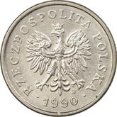 Obverse 20 Groszy 1990 MW