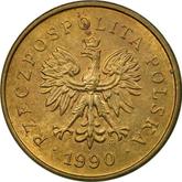 Obverse 2 Grosze 1990 MW