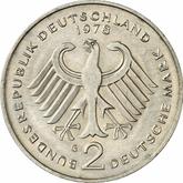 Reverse 2 Mark 1978 G Konrad Adenauer