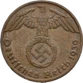 Reverse 1 Reichspfennig 1939 F