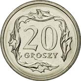 Reverse 20 Groszy 2001 MW