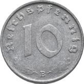 Obverse 10 Reichspfennig 1944 B