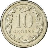 Reverse 10 Groszy 2015 MW