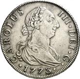 Obverse 8 Reales 1773 S CF