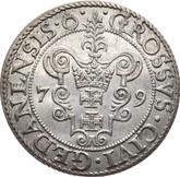 Reverse 1 Grosz 1579 Danzig