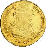 Obverse 8 Escudos 1787 IJ