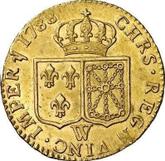 Reverse Louis d'Or 1788 W