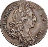 Obverse Sixpence 1699 Third laureate bust